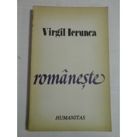 ROMANESTE  -  VIRGIL  IERUNCA 